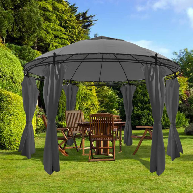 Sol 72 Outdoor Yemina 3.5m x 2.5m Steel Patio Gazebo Wayfair.co.uk